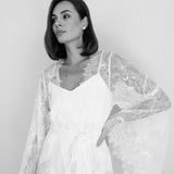 Cerise Lace Maxi Robe