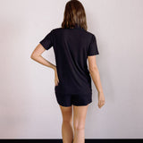 Dakota Short Modal Pyjamas in Black