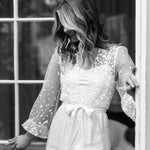 Adelina Spot Lace Maxi - Includes Slip - lerose AU