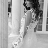 Steffanie Beaded Floral Lace Maxi Bridal Robe - Includes Slip