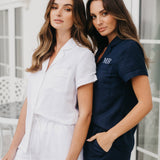 Micah Linen PJ set