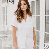 Micah Linen PJ set