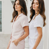 Micah Linen PJ set