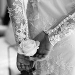 Grace Pearl Beaded Robe - Includes Slip - lerose AU