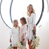 Lauren Satin Flower Girl Robe - lerose AU