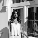 Madeline Satin Beaded Bridal Set