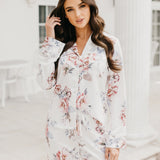 Christina Veiled Rose PJ Set