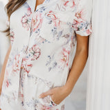 Adriana Veiled Rose PJ Set