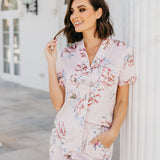 Adriana Veiled Rose PJ Set