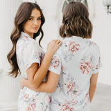 Adriana Veiled Rose PJ Set
