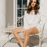 Lillie Satin Lace Trim PJ Set