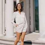 Lillie Satin Lace Trim PJ Set