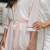 Elena Satin Robe - lerose AU