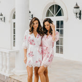 Ivana Bouquet De Fleur Printed Robe