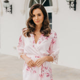 Ivana Bouquet De Fleur Printed Robe