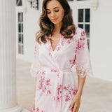 Ivana Bouquet De Fleur Printed Robe