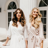 Chiara Lace Trim Robe