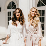 Chiara Lace Trim Robe