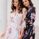 Ivana Bouquet De Fleur Printed Robe