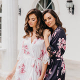 Ivana Bouquet De Fleur Printed Robe