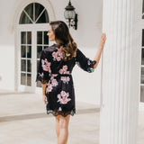 Ivana Bouquet De Fleur Printed Robe