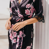 Ivana Bouquet De Fleur Printed Robe
