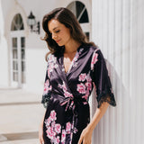 Ivana Bouquet De Fleur Printed Robe