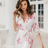Ivana Bouquet De Fleur Printed Robe