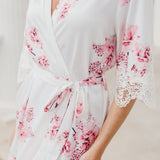 Ivana Bouquet De Fleur Printed Robe
