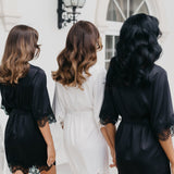 Chiara Lace Trim Robe