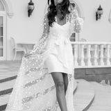 Imogen Forget Me Knot Lace Maxi Bridal Robe - Includes Slip