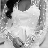 Imogen Forget Me Knot Lace Maxi Bridal Robe - Includes Slip
