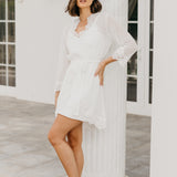 Maeve Lace Trim Bridal Robe - Includes Slip