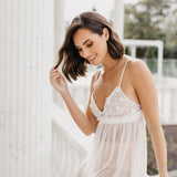 Fiona Forget Me Knot Lace Babydoll Slip