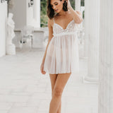 Fiona Forget Me Knot Lace Babydoll Slip