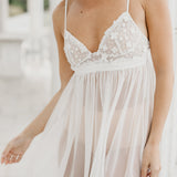 Fiona Forget Me Knot Lace Babydoll Slip