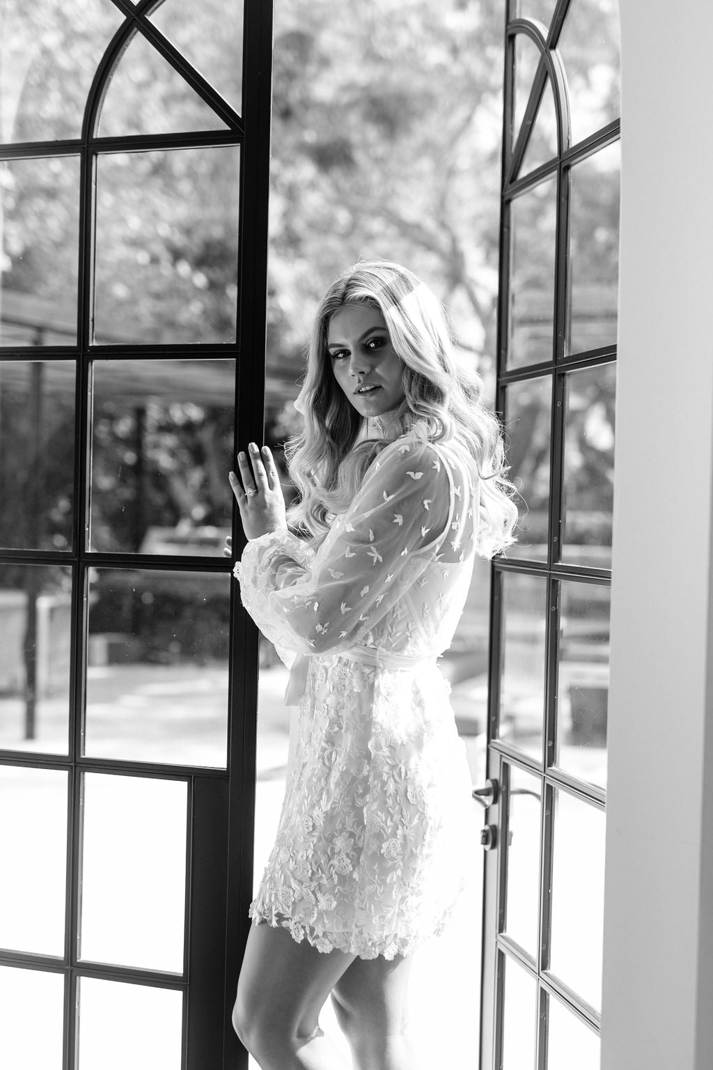 Maya Lace Robe - lerose AU