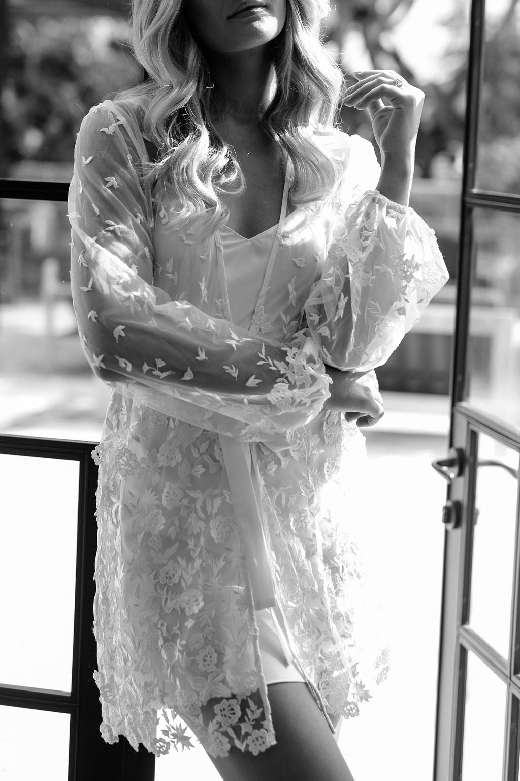 Maya Lace Robe - lerose AU
