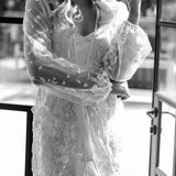 Maya Lace Robe - lerose AU