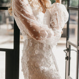 Maya Lace Robe - lerose AU