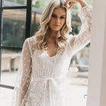 Maya Lace Robe - lerose AU