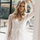 Maya Lace Robe - lerose AU