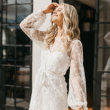 Maya Lace Robe - lerose AU