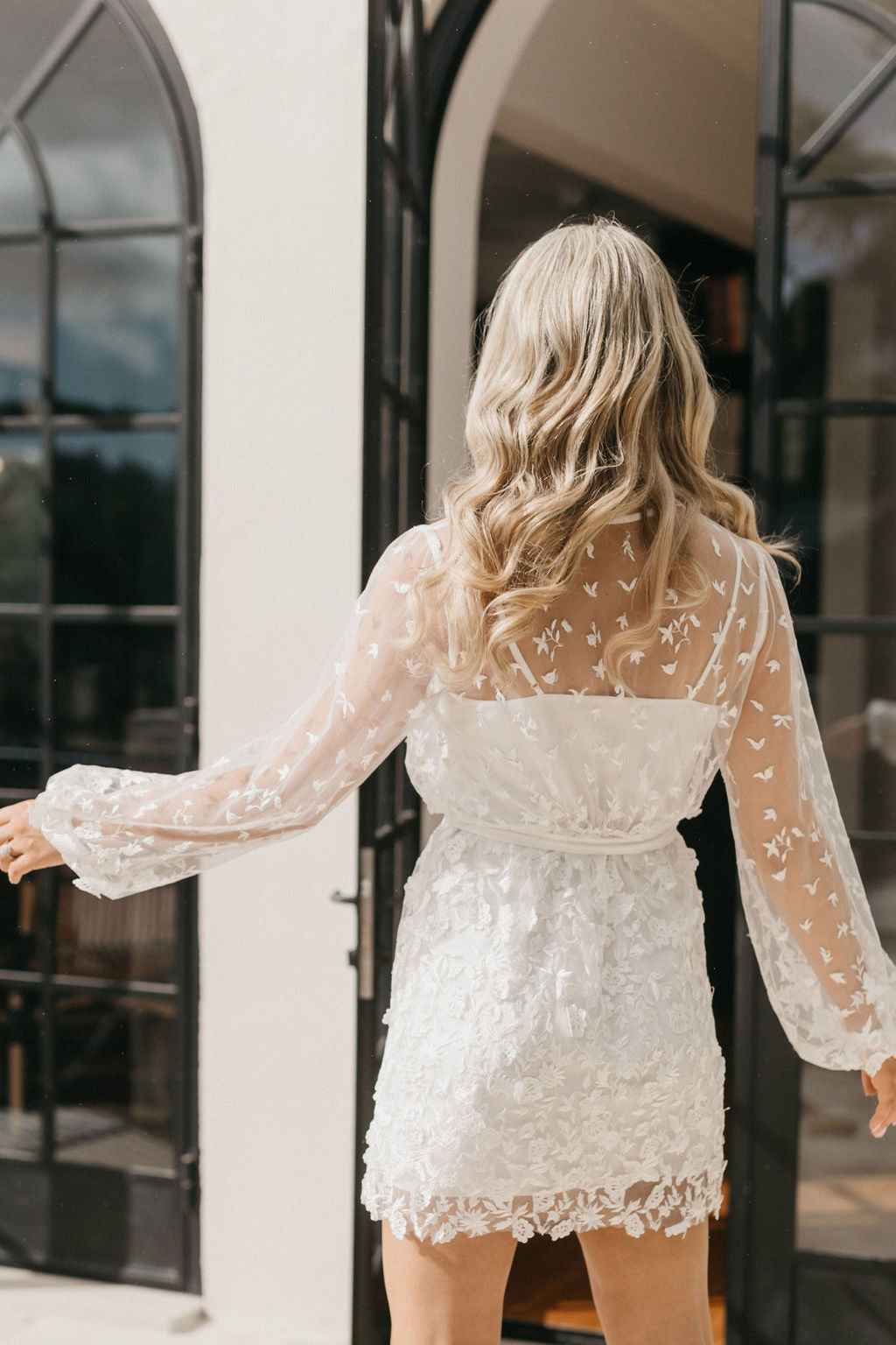 Maya Lace Robe - lerose AU