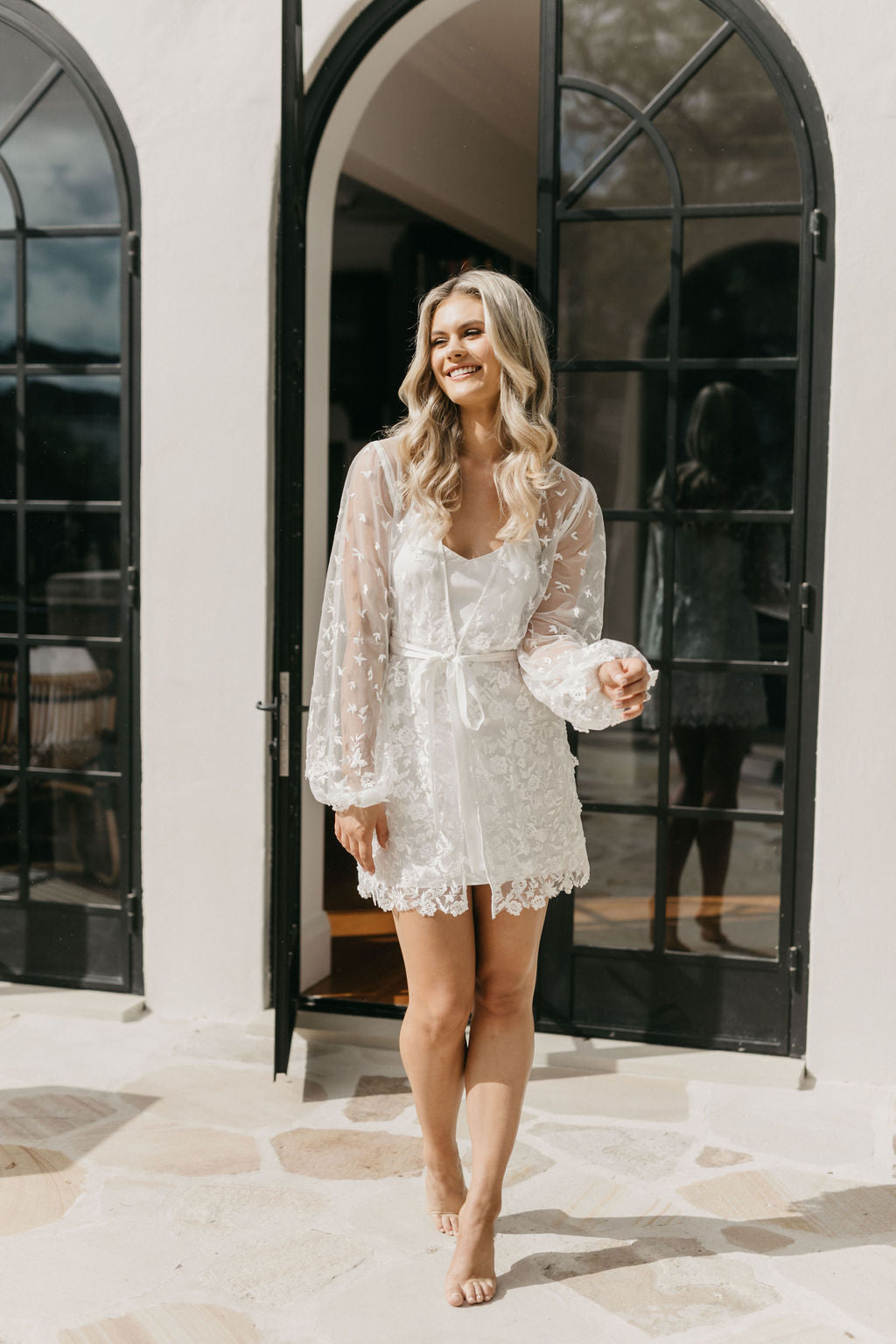 Maya Lace Robe - lerose AU