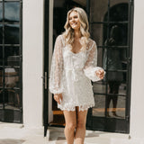 Maya Lace Robe - lerose AU