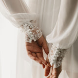 Lina Pearl Beaded Georgette Maxi - Includes Slip - lerose AU