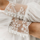 Lina Pearl Beaded Georgette Maxi - Includes Slip - lerose AU