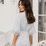 Chiara Lace Trim Robe