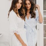 Chiara Lace Trim Robe